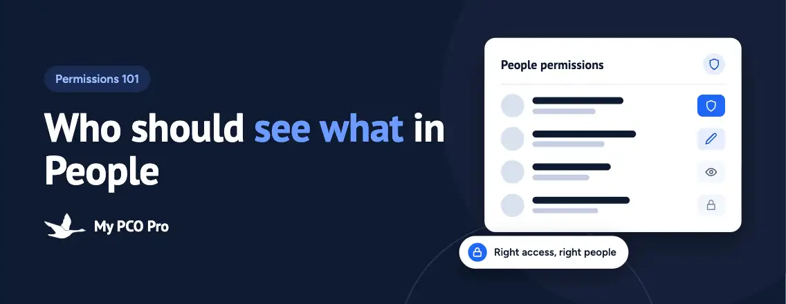 Permissions 101: who should see what in People